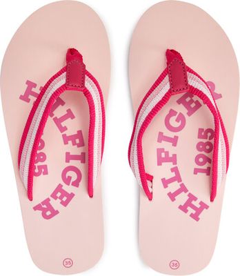 Klapki dziecięce na zimę Tommy Hilfiger ze sklepu: eobuwie.pl w kategorii: Klapki dziecięce - zdjęcie WP-EBWP-9KUZS-09B_0000304033209