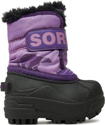 Buty zimowe dziecięce na zimę Sorel ze sklepu: eobuwie.pl w kategorii: Buty zimowe dziecięce - zdjęcie WP-EBWP-9KUZS-09B_0000304097171