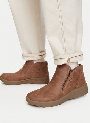 Botki casual Skechers ze sklepu: eobuwie.pl w kategorii: Botki