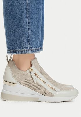 Buty sportowe damskie sportowe na płaskiej podeszwie Michael Michael Kors ze sklepu: eobuwie.pl w kategorii: Buty sportowe damskie
