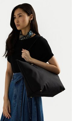 LAUREN RALPH LAUREN - Shopper bag elegancka ze sklepu: eobuwie.pl w kategorii: Torby Shopper bag - zdjęcie WP-EBWP-9KUZS-09B_0000304273322