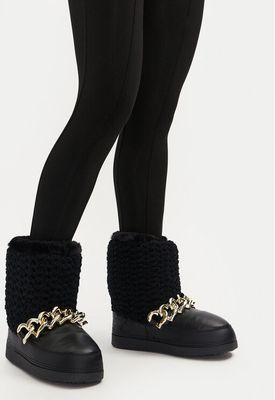 Love Moschino - Śniegowce damskie na zimę ze sklepu: eobuwie.pl w kategorii: Śniegowce damskie - zdjęcie WP-EBWP-9KUZS-09B_0000304374470