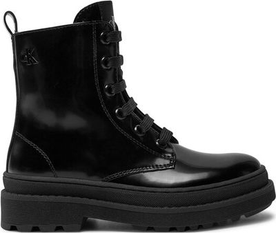 Buty zimowe dziecięce na zimę Calvin Klein Jeans ze sklepu: eobuwie.pl w kategorii: Buty zimowe dziecięce - zdjęcie WP-EBWP-9KUZS-09B_0000304427381