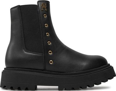 Buty zimowe dziecięce na zimę Tommy Hilfiger ze sklepu: eobuwie.pl w kategorii: Buty zimowe dziecięce - zdjęcie WP-EBWP-9KUZS-09B_0000304428067