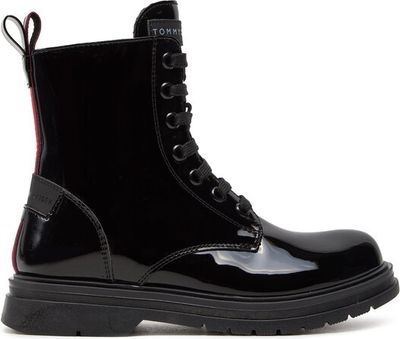 Buty zimowe dziecięce na zimę Tommy Hilfiger ze sklepu: eobuwie.pl w kategorii: Buty zimowe dziecięce - zdjęcie WP-EBWP-9KUZS-09B_0000304428531