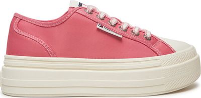 Tommy Jeans - Trampki damskie na wiosnę ze sklepu: eobuwie.pl w kategorii: Trampki damskie - zdjęcie WP-EBWP-9KUZS-09B_0000304430336