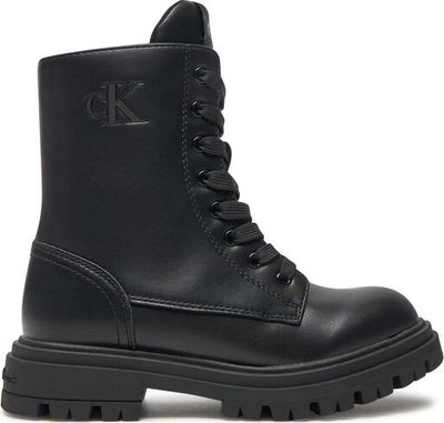 Buty zimowe dziecięce na zimę Calvin Klein Jeans ze sklepu: eobuwie.pl w kategorii: Buty zimowe dziecięce - zdjęcie WP-EBWP-9KUZS-09B_0000304431296
