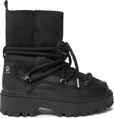 Tommy Hilfiger - Śniegowce damskie zimowe ze sklepu: eobuwie.pl w kategorii: Śniegowce damskie - zdjęcie WP-EBWP-9KUZS-09B_0000304438509