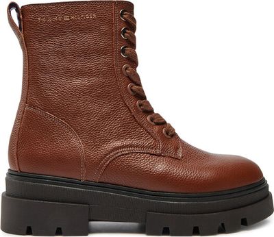 Botki jesienne Tommy Hilfiger ze sklepu: eobuwie.pl w kategorii: Botki - zdjęcie WP-EBWP-9KUZS-09B_0000304438943