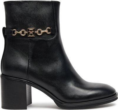 Botki jesienne Tommy Hilfiger ze sklepu: eobuwie.pl w kategorii: Botki - zdjęcie WP-EBWP-9KUZS-09B_0000304439230