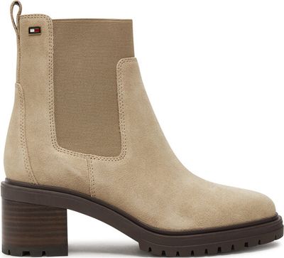 Botki na jesień Tommy Hilfiger ze sklepu: eobuwie.pl w kategorii: Botki - zdjęcie WP-EBWP-9KUZS-09B_0000304439766