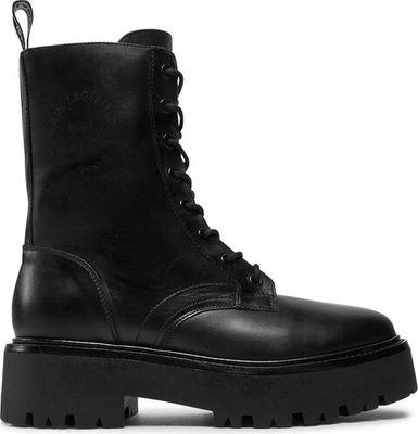 Workery damskie jesienne Karl Lagerfeld ze sklepu: eobuwie.pl w kategorii: Workery damskie - zdjęcie WP-EBWP-9KUZS-09B_0000304502163