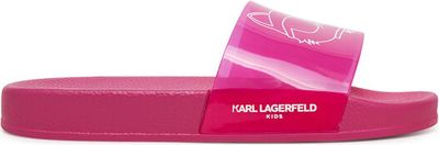 Klapki dziecięce letnie Karl Lagerfeld Kids ze sklepu: eobuwie.pl w kategorii: Klapki dziecięce - zdjęcie WP-EBWP-9KUZS-09B_0000304693991