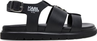 Karl Lagerfeld Kids - Sandały dziecięce na lato ze sklepu: eobuwie.pl w kategorii: Sandały dziecięce - zdjęcie WP-EBWP-9KUZS-09B_0000304694066