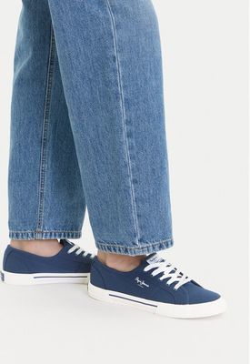 Trampki damskie wiosenne Pepe Jeans ze sklepu: eobuwie.pl w kategorii: Trampki damskie - zdjęcie WP-EBWP-9KUZS-09B_0000304740565