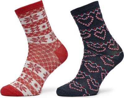 Skarpetki damskie casual w abstrakcyjne wzory Pieces ze sklepu: eobuwie.pl w kategorii: Skarpetki damskie - zdjęcie WP-EBWP-9KUZS-09B_0000304763250