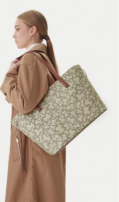 Shopper bag w stylu boho Tous ze sklepu: eobuwie.pl w kategorii: Torby Shopper bag - zdjęcie WP-EBWP-9KUZS-09B_0000304774065