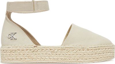 Espadryle damskie letnie Calvin Klein Jeans ze sklepu: eobuwie.pl w kategorii: Espadryle damskie - zdjęcie WP-EBWP-9KUZS-09B_0000304826511