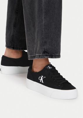 Trampki damskie na wiosnę Calvin Klein Jeans ze sklepu: eobuwie.pl w kategorii: Trampki damskie - zdjęcie WP-EBWP-9KUZS-09B_0000304826740