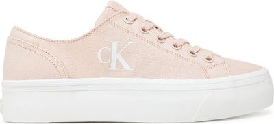 Buty sportowe damskie wiosenne Calvin Klein Jeans ze sklepu: eobuwie.pl w kategorii: Buty sportowe damskie - zdjęcie WP-EBWP-9KUZS-09B_0000304826771