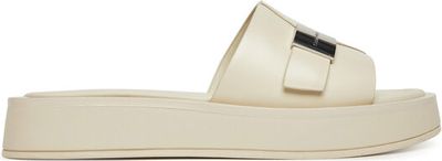 Klapki damskie na lato Calvin Klein ze sklepu: eobuwie.pl w kategorii: Klapki damskie - zdjęcie WP-EBWP-9KUZS-09B_0000304828539