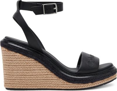 Espadryle damskie na lato Calvin Klein ze sklepu: eobuwie.pl w kategorii: Espadryle damskie - zdjęcie WP-EBWP-9KUZS-09B_0000304828614