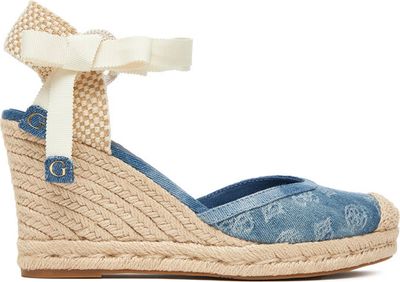 Espadryle damskie na lato Guess ze sklepu: eobuwie.pl w kategorii: Espadryle damskie - zdjęcie WP-EBWP-9KUZS-09B_0000304882005