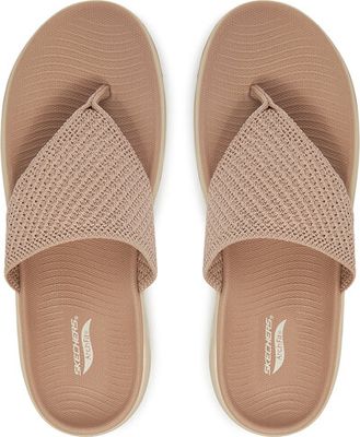Klapki damskie na lato Skechers ze sklepu: eobuwie.pl w kategorii: Klapki damskie - zdjęcie WP-EBWP-9KUZS-09B_0000304905735