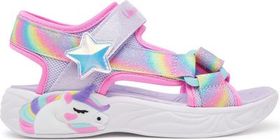 Sandały dziecięce na lato Skechers ze sklepu: eobuwie.pl w kategorii: Sandały dziecięce - zdjęcie WP-EBWP-9KUZS-09B_0000304906022