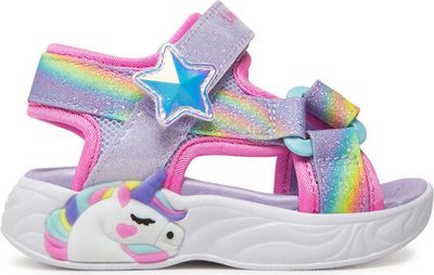 Sandały dziecięce na lato Skechers ze sklepu: eobuwie.pl w kategorii: Sandały dziecięce - zdjęcie WP-EBWP-9KUZS-09B_0000304906046