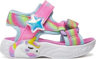 Sandały dziecięce na lato Skechers ze sklepu: eobuwie.pl w kategorii: Sandały dziecięce - zdjęcie WP-EBWP-9KUZS-09B_0000304906053