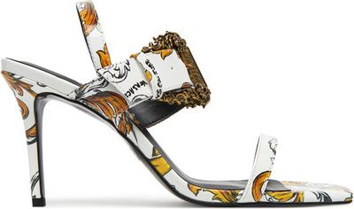 Sandały damskie na lato Versace Jeans Couture ze sklepu: eobuwie.pl w kategorii: Sandały damskie - zdjęcie WP-EBWP-9KUZS-09B_0000304947032