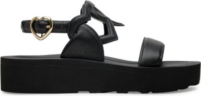 Sandały damskie na lato Love Moschino ze sklepu: eobuwie.pl w kategorii: Sandały damskie - zdjęcie WP-EBWP-9KUZS-09B_0000304975448