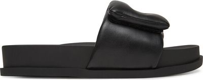 Klapki damskie na lato Armani Exchange ze sklepu: eobuwie.pl w kategorii: Klapki damskie - zdjęcie WP-EBWP-9KUZS-09B_0000304984136