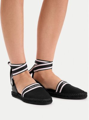 Espadryle damskie na lato Armani Exchange ze sklepu: eobuwie.pl w kategorii: Espadryle damskie - zdjęcie WP-EBWP-9KUZS-09B_0000304984259