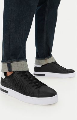 Armani Exchange - Buty sportowe męskie jesienne na wiosnę ze sklepu: eobuwie.pl w kategorii: Buty sportowe męskie - zdjęcie WP-EBWP-9KUZS-09B_0000304984488