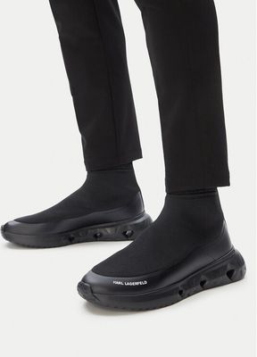Buty sportowe męskie jesienne Karl Lagerfeld ze sklepu: eobuwie.pl w kategorii: Buty sportowe męskie - zdjęcie WP-EBWP-9KUZS-09B_0000305061324