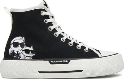Trampki damskie na wiosnę Karl Lagerfeld ze sklepu: eobuwie.pl w kategorii: Trampki damskie - zdjęcie WP-EBWP-9KUZS-09B_0000305071552