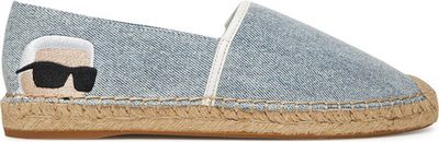 Espadryle damskie letnie Karl Lagerfeld ze sklepu: eobuwie.pl w kategorii: Espadryle damskie - zdjęcie WP-EBWP-9KUZS-09B_0000305071774