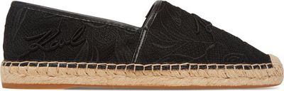 Espadryle damskie na lato Karl Lagerfeld ze sklepu: eobuwie.pl w kategorii: Espadryle damskie - zdjęcie WP-EBWP-9KUZS-09B_0000305072399