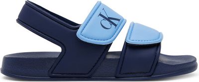 Sandały dziecięce letnie Calvin Klein Jeans ze sklepu: eobuwie.pl w kategorii: Sandały dziecięce - zdjęcie WP-EBWP-9KUZS-09B_0000305121479