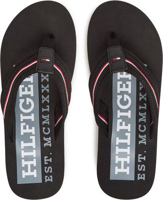 Klapki męskie na lato Tommy Hilfiger ze sklepu: eobuwie.pl w kategorii: Klapki męskie - zdjęcie WP-EBWP-9KUZS-09B_0000305155610