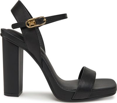 Sandały damskie na lato Tommy Hilfiger ze sklepu: eobuwie.pl w kategorii: Sandały damskie - zdjęcie WP-EBWP-9KUZS-09B_0000305157638