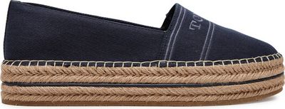 Espadryle damskie na lato Tommy Hilfiger ze sklepu: eobuwie.pl w kategorii: Espadryle damskie - zdjęcie WP-EBWP-9KUZS-09B_0000305157690