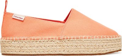 Espadryle damskie na lato Calvin Klein Jeans ze sklepu: eobuwie.pl w kategorii: Espadryle damskie - zdjęcie WP-EBWP-9KUZS-09B_0000305197405