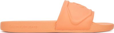Klapki damskie na lato Calvin Klein Jeans ze sklepu: eobuwie.pl w kategorii: Klapki damskie - zdjęcie WP-EBWP-9KUZS-09B_0000305197450