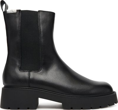 Botki jesienne Calvin Klein Jeans ze sklepu: eobuwie.pl w kategorii: Botki - zdjęcie WP-EBWP-9KUZS-09B_0000305197849