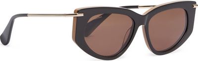 Okulary przeciwsłoneczne damskie Max Mara ze sklepu: eobuwie.pl w kategorii: Okulary przeciwsłoneczne damskie - zdjęcie WP-EBWP-9KUZS-09B_0000305295132