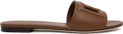Klapki damskie na lato Dolce & Gabbana ze sklepu: eobuwie.pl w kategorii: Klapki damskie - zdjęcie WP-EBWP-9KUZS-09B_0000305315779