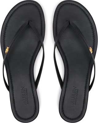Klapki damskie na lato LAUREN RALPH LAUREN ze sklepu: eobuwie.pl w kategorii: Klapki damskie - zdjęcie WP-EBWP-9KUZS-09B_0000305343635